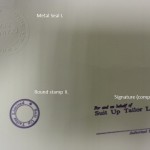 Metal Seal, Company signature & round stamp (1)